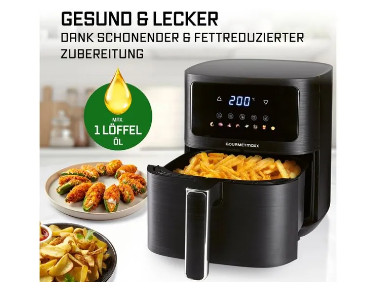GOURMETmaxx Heissluft-Fritteuse AirGenius S 4.5 l