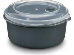 GOURMETmaxx Mikrowellendose 3 Stück 650/1000/1800ml Grau