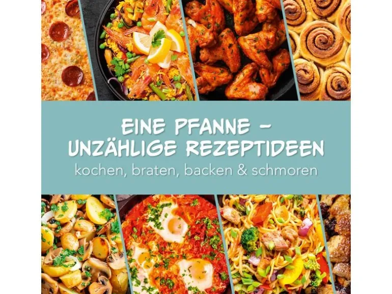 GOURMETmaxx Party-Pfanne mit Deckel, 1500 W