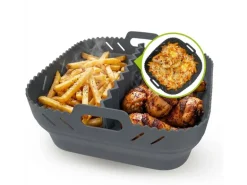 GOURMETmaxx Silikonform 21 x 21 x 8 cm, Anthrazit