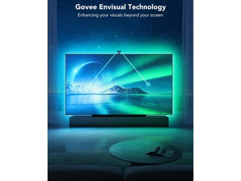 Govee Envisual TV Backlight T2, 55"-65", RGBIC, WiFi, BT