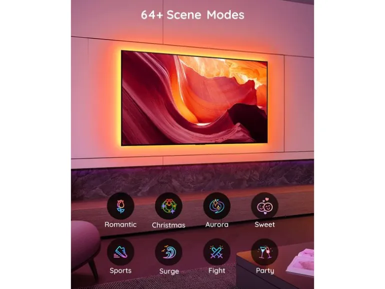 Govee TV LED Backlight, 46-60", RGB, BT