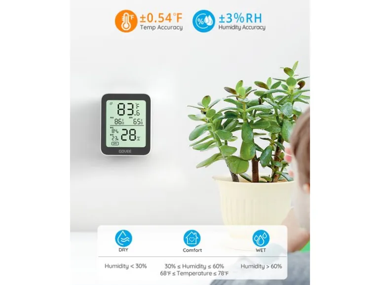 Govee Wetterstation Govee Bluetooth Thermometer – Hygrometer