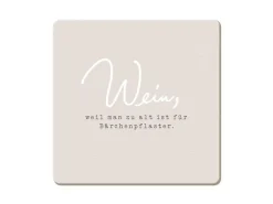 Grafik Werkstatt Korkuntersetzer Wein