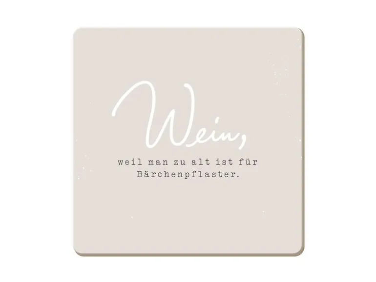 Grafik Werkstatt Korkuntersetzer Wein