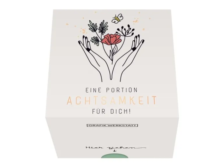 Grafik Werkstatt Message in a Box Eine Portion Achtsamkeit