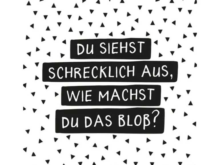 Grafik Werkstatt Message in a Box Schwarzer Humor to go