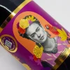 Grafik Werkstatt Rotweinflasche Frida Kahlo