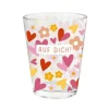 Grafik Werkstatt Schnapsglas Auf dich!