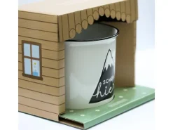 Grafik Werkstatt Vintage Becher Bergglück, Schön hier
