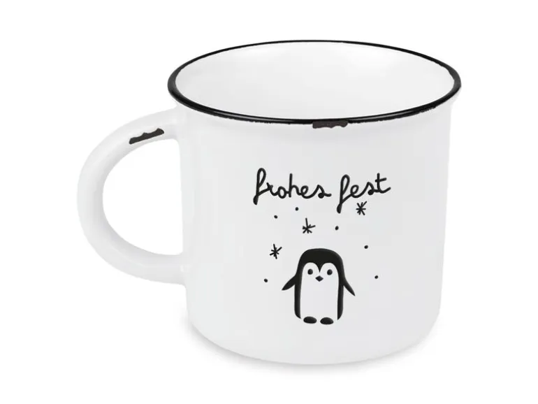 Grafik Werkstatt Vintage Becher Weihnachten, frohes fest