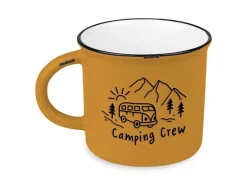 Grafik Werkstatt Vintage Becher Bergglück Camping Crew