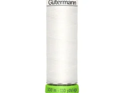 Gütermann Näh- und Stickgarn Allesnäher rPET 100 m Weiss