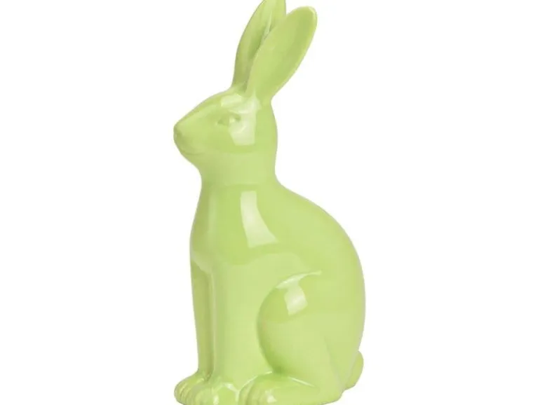 G. Wurm Aufsteller Hase 25 cm, Grün