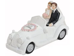 G. Wurm Spardose Hochzeitsauto 7 x 16 x 9 cm