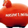 G. Wurm Spardose Meine 1. Million 12.5 x 9 x 9 cm