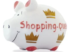 G. Wurm Spardose Shopping Queen 12.5 x 9 x 9 cm