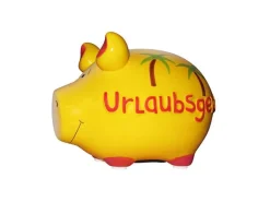 G. Wurm Spardose Urlaubsgeld 12.5 x 9 x 9 cm