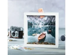 Hama Spardose Adveture 23 x 23 cm, Weiss