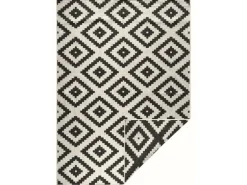 Hanse Home Malta In- & Outdoor Teppich 160 x 230 cm, Schwarz/Crème