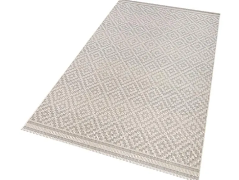 Hanse Home Raute In- & Outdoor Teppich 160 x 230 cm, Grau/Crème