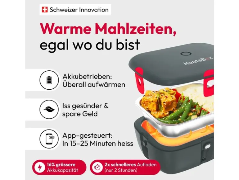HeatsBox Lunchbox DRIVE Grau
