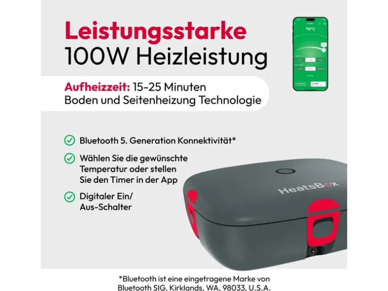 HeatsBox Lunchbox DRIVE Grau