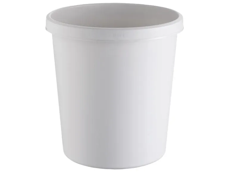 Helit Papierkorb 18 l, Lichtgrau