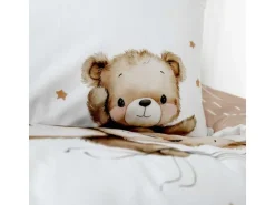 Herding Kinderbettwäsche Ballon Teddy 100 x 135 cm + 40 x 60 cm