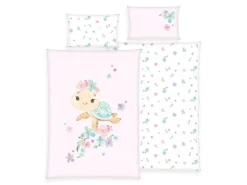 Herding Kinderbettwäsche Little Turtle 40 x 60 cm + 100 x 135 cm