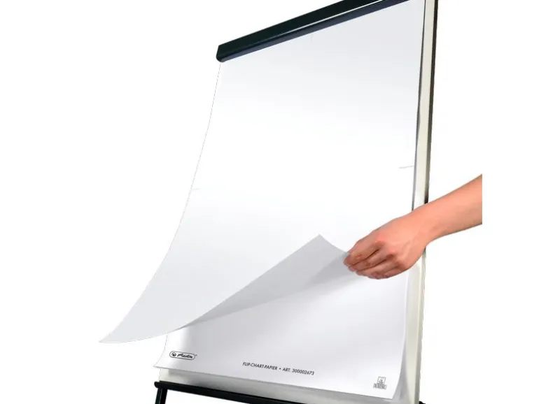 Herlitz Flipchartblock 65 x 98 cm, blanko, 20 Blatt