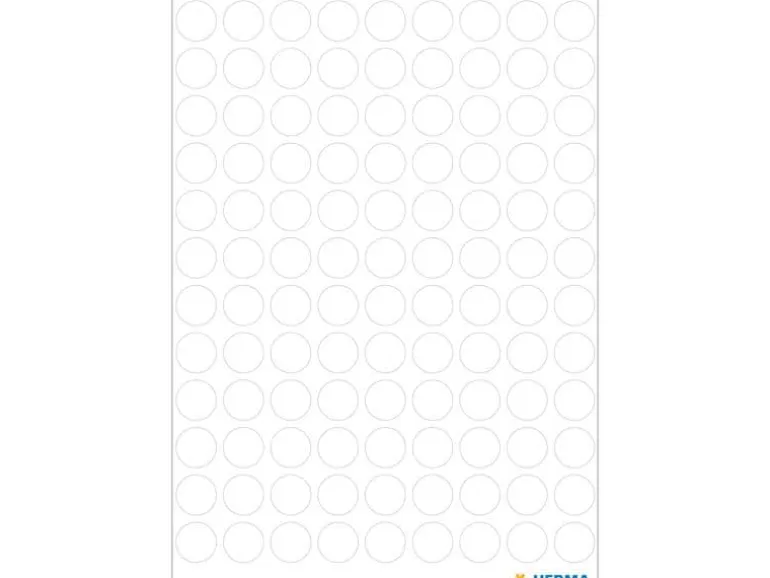Herma Stickers Klebepunkte Vario Ø 8 mm, Weiss