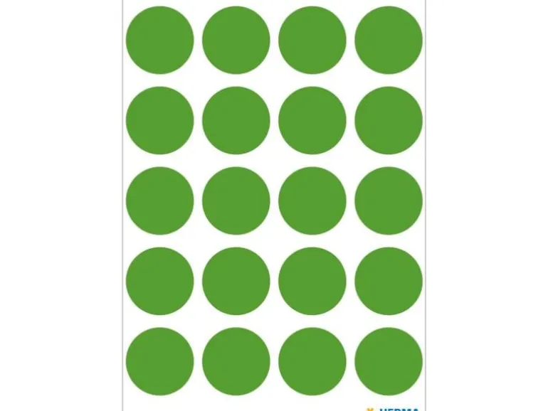 Herma Stickers Klebepunkte Vario Ø 19 mm, Dunkelgrün
