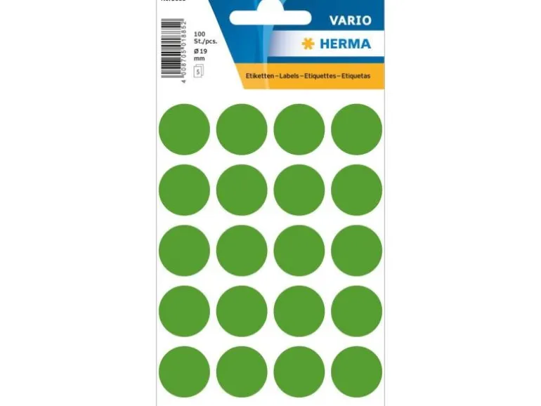 Herma Stickers Klebepunkte Vario Ø 19 mm, Dunkelgrün