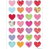 Herma Stickers Motivsticker Bunte Herzen 84 Stück Mehrfarbig