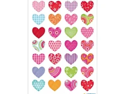Herma Stickers Motivsticker Bunte Herzen 84 Stück Mehrfarbig
