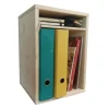 Holz Zollhaus Hocker Sitz- und Aufbewahrungshocker Nature