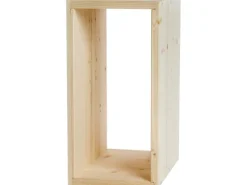 Holz Zollhaus Regal Lotti 20 x 40 x 30 cm, Nature