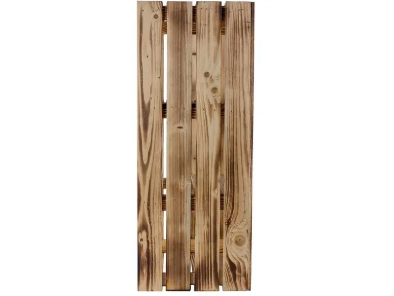 Holz Zollhaus Regal Vintage geflammt 40 x 75 cm