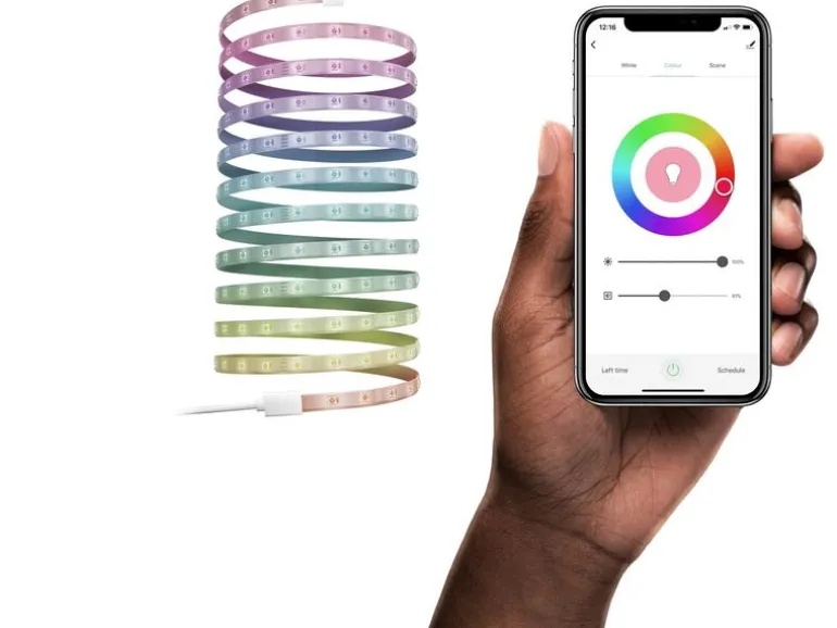 hombli LED Stripe Smart, RGB, 5 m, Weiss