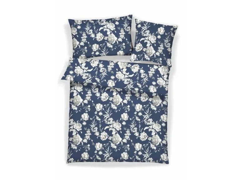 Home Fashion Duvetbezug Satin bedruckt Kwiat 160 x 210 cm