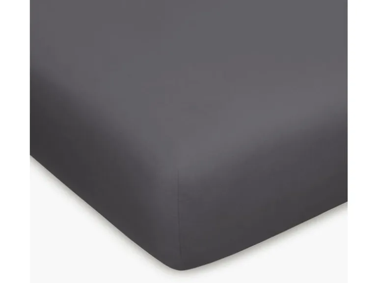 Home Fashion Fixleintuch Jersey Grau, 90-100 x 200 cm