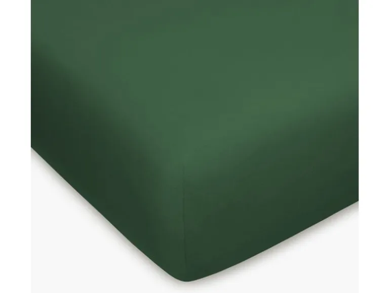 Home Fashion Fixleintuch Jersey Tannengrün, 90-100 x 200 cm