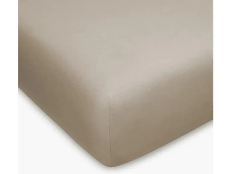 Home Fashion Fixleintuch Jersey taupe, 90-100 x 200 cm Baumwolle