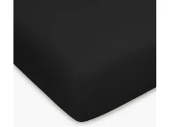Home Fashion Fixleintuch Jersey schwarz, 90-100 x 200 cm Baumwolle