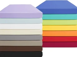 Home Fashion Fixleintuch Jersey Türkis, 90-100 x 200 cm