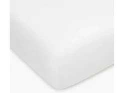 Home Fashion Fixleintuch Jersey Weiss, 180-200 x 200 cm