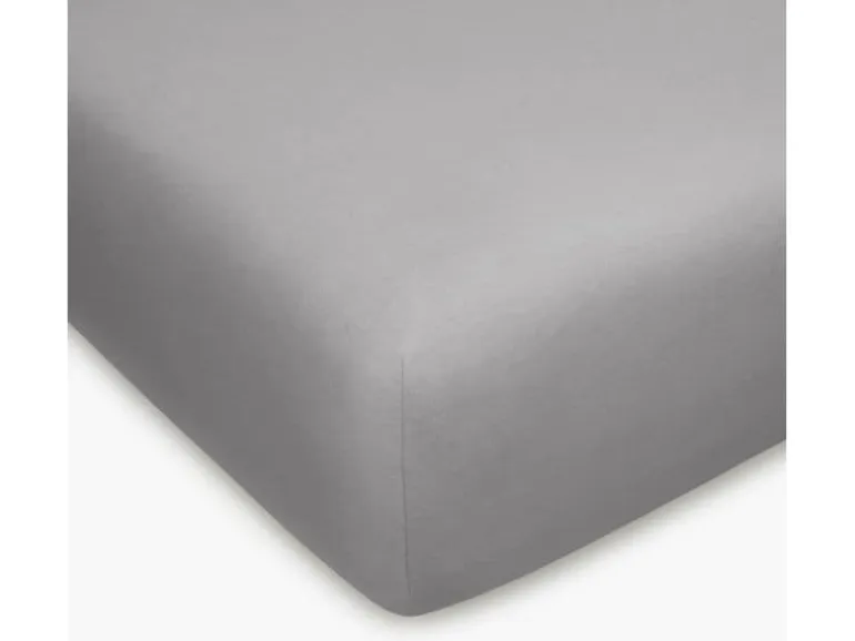 Home Fashion Fixleintuch Jersey graphit, 90-100 x 200 cm Baumwolle