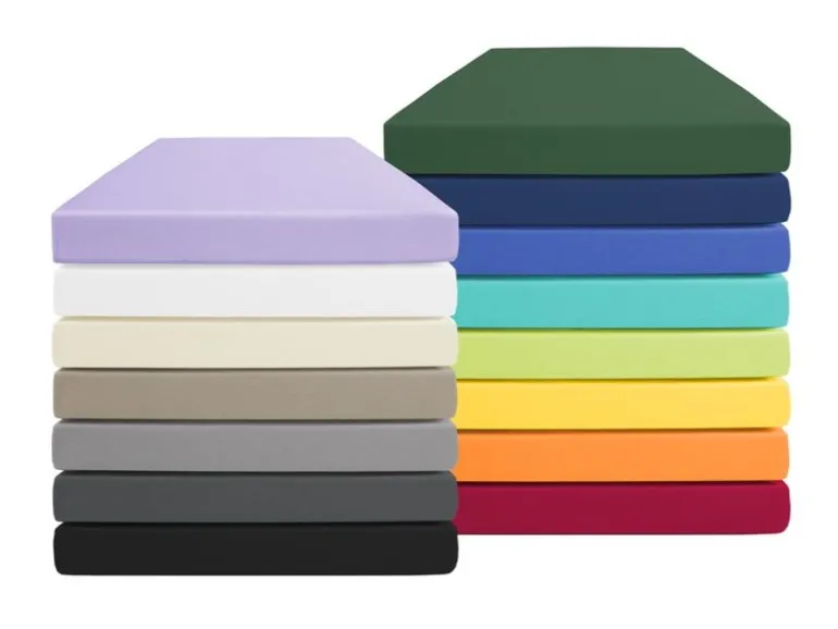 Home Fashion Fixleintuch Jersey Elasthan flieder, 140-160 x 200 cm