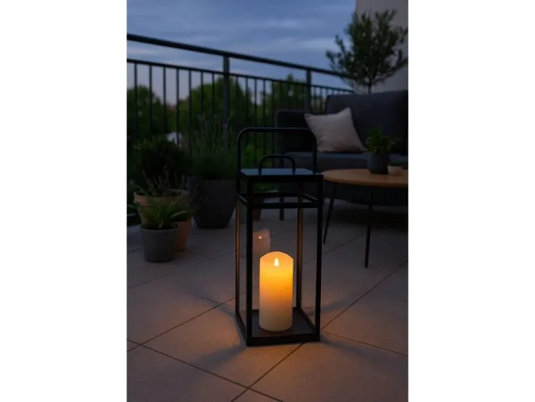 Home Fashion Laterne Laterne 30 cm, Schwarz